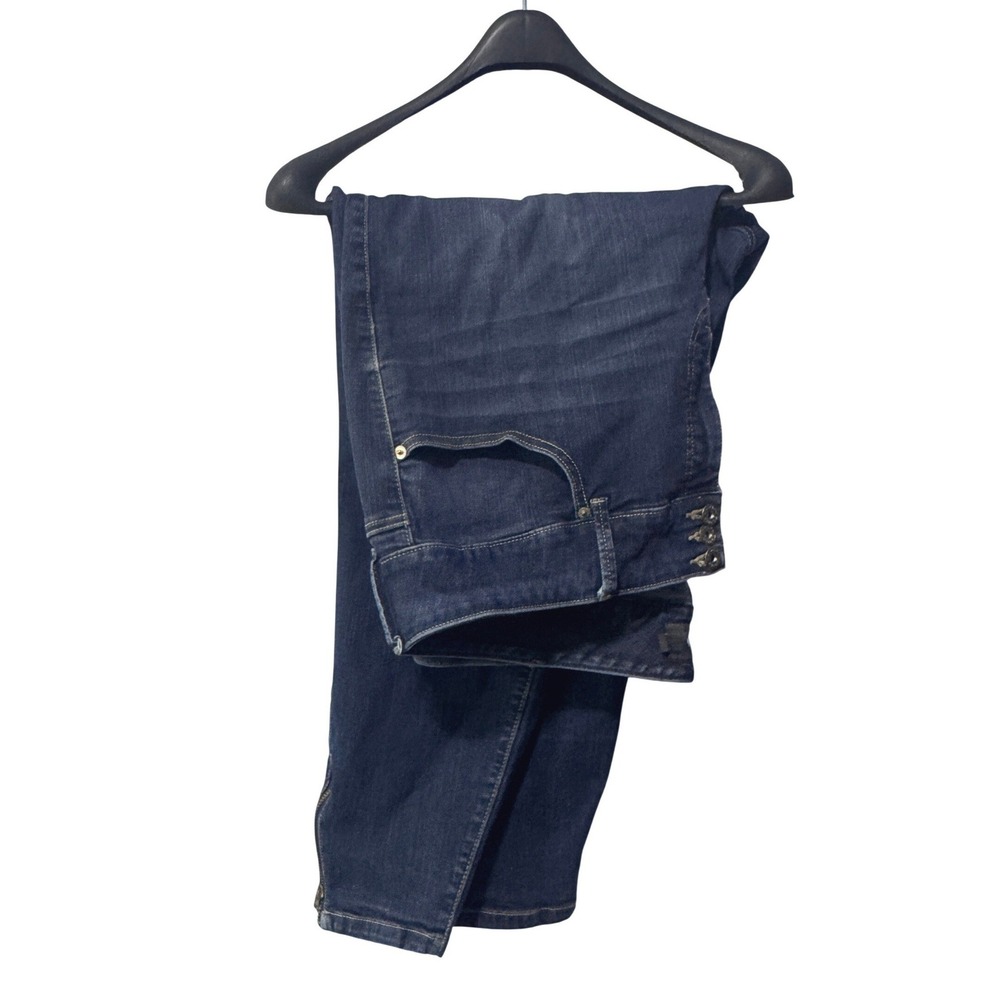 Torrid Premium Jeggings Jeans Dark Wash High Rise Ankle‎ Zip Plus Size 24R Blue